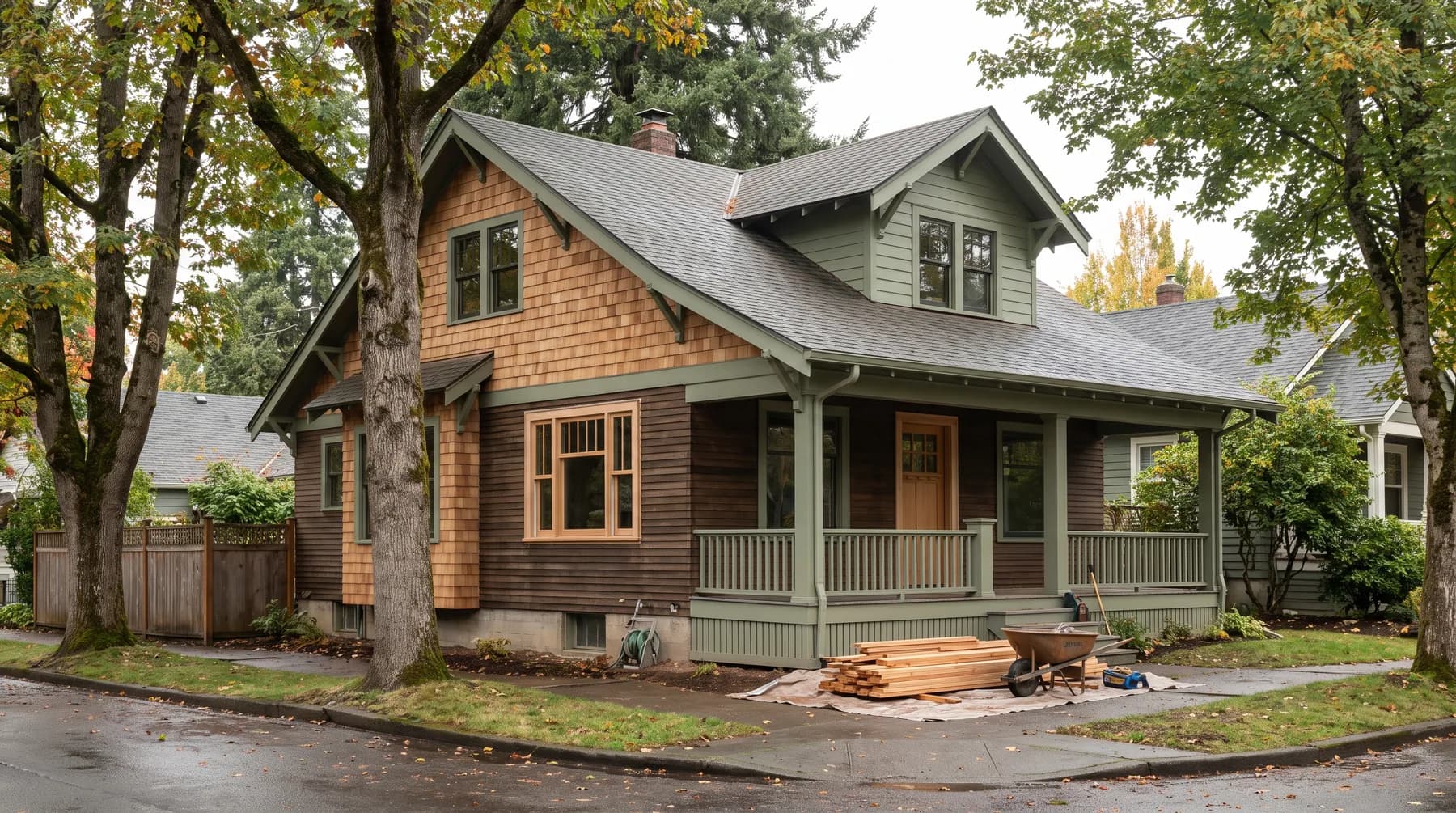 Representative Portland, OR single-family residence for value-add renovation financing