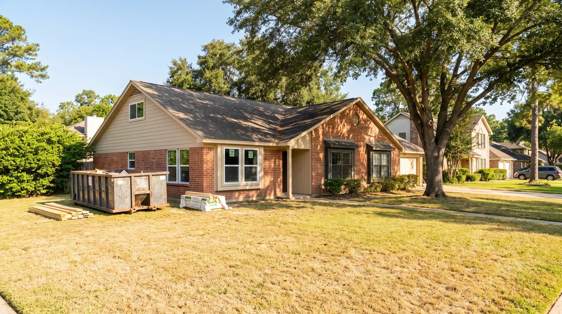 Representative Spring, TX single-family residence for value-add renovation financing