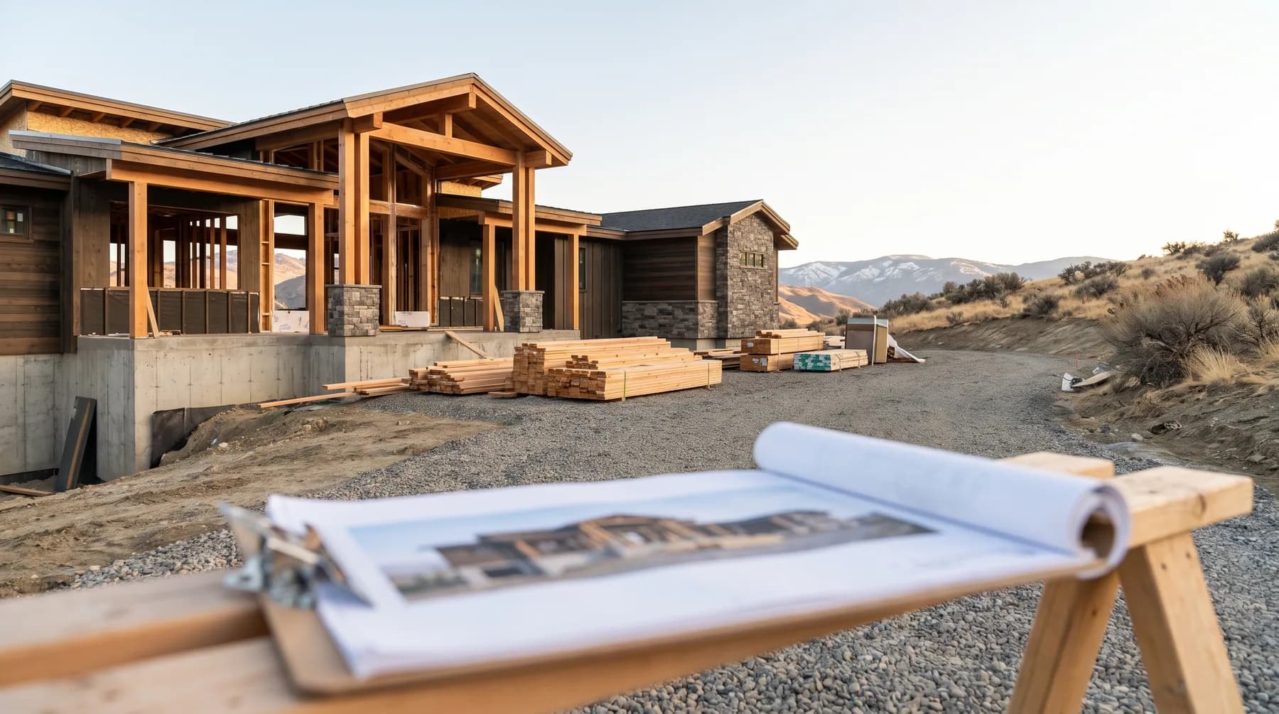 Representative Wenatchee, WA single-family construction project