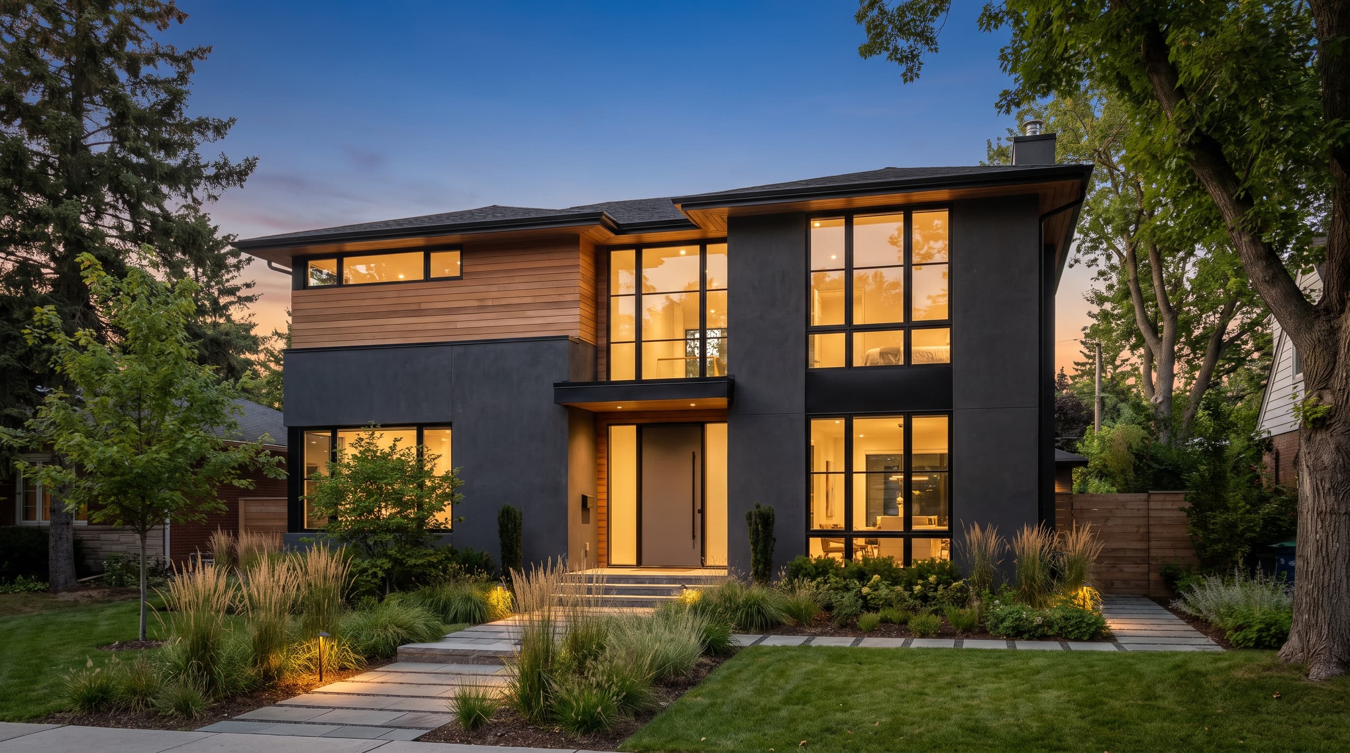 Completed luxury home after fix and flip renovation